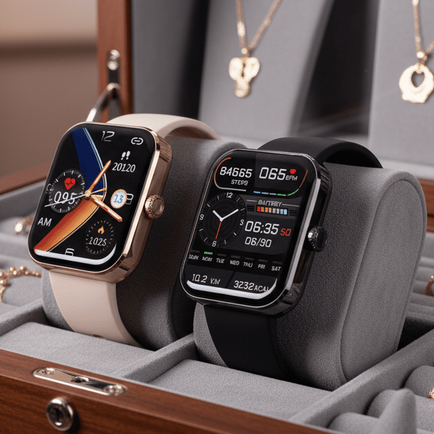Lightweight Touchscreen Heart Rate Sleep Tracking Smartwatch