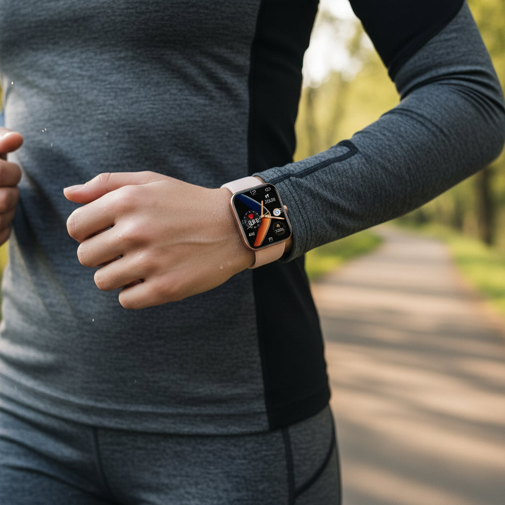 Lightweight Touchscreen Heart Rate Sleep Tracking Smartwatch