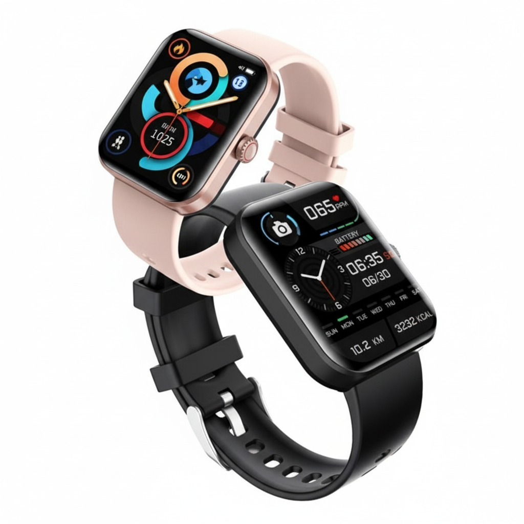 Lightweight Touchscreen Heart Rate Sleep Tracking Smartwatch