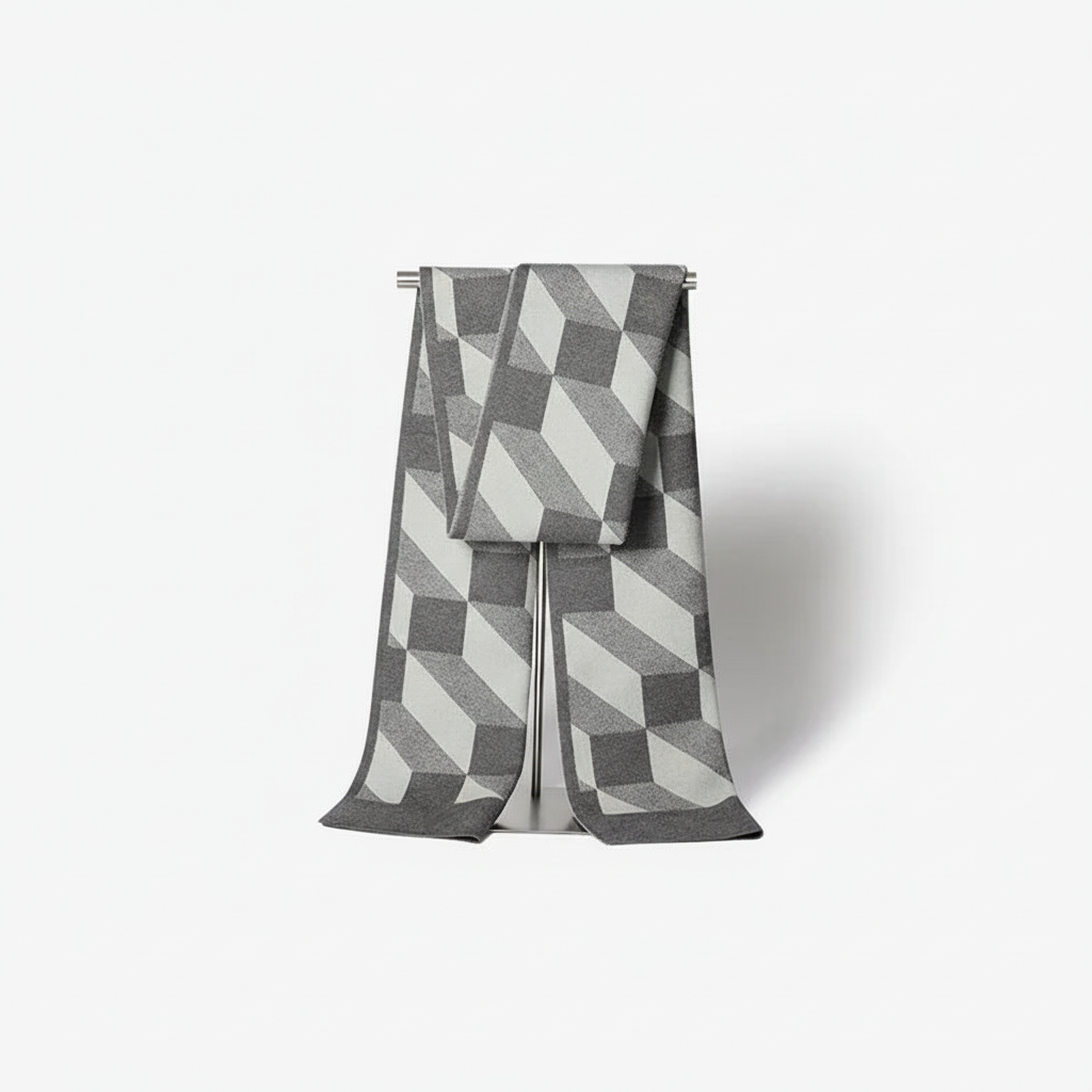 Soft Patterned Stylish Winter Scarf for Men