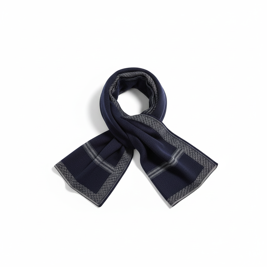Soft Patterned Stylish Winter Scarf for Men