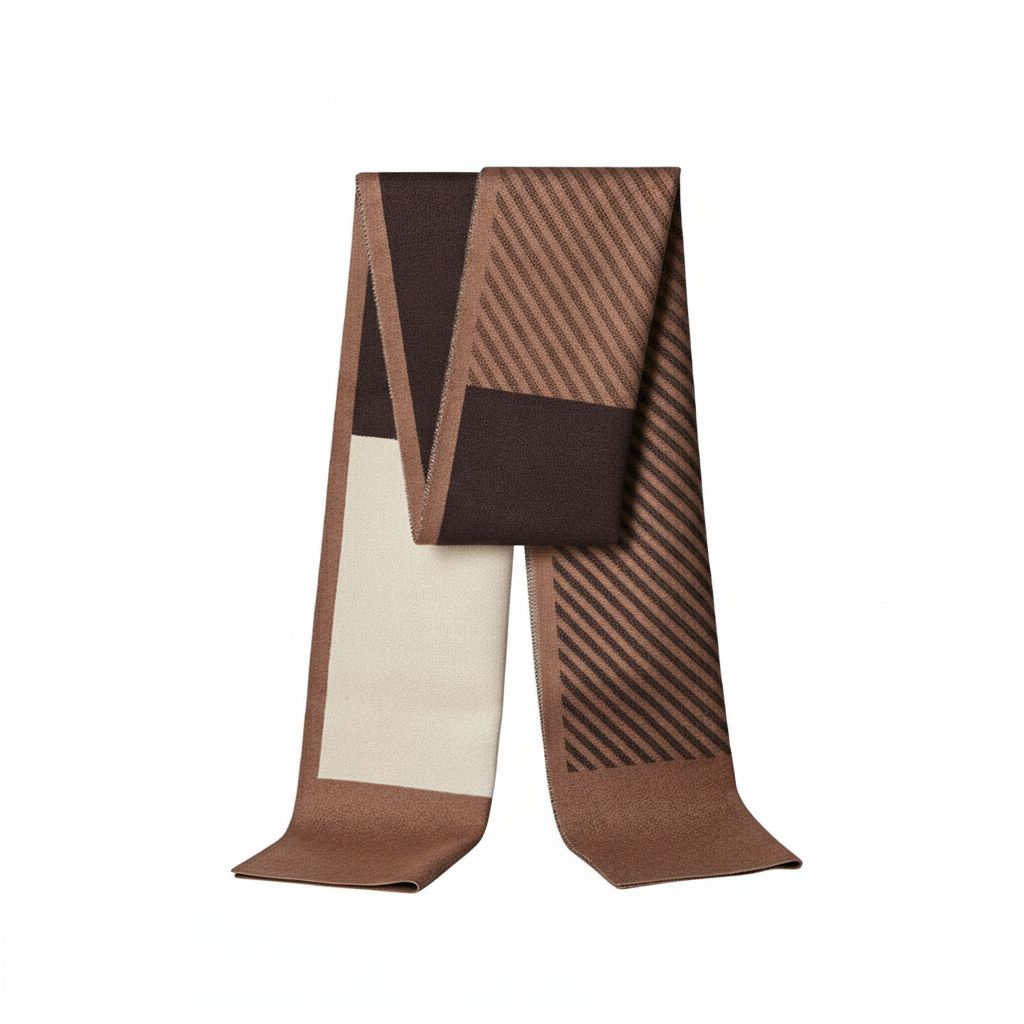 Soft Patterned Stylish Winter Scarf for Men