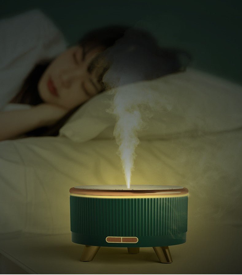 Round Silent Remote Control Aromatherapy Mist Humidifier