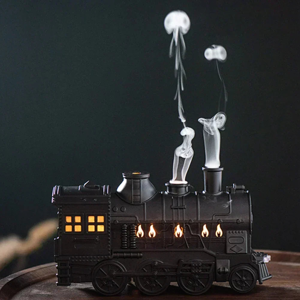 Playful Steam Locomotive Shaped Aromatherapy Diffuser and Humidifier