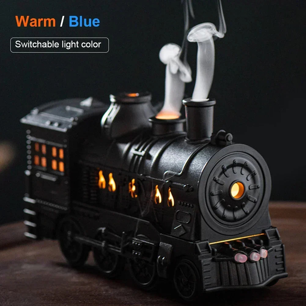 Playful Steam Locomotive Shaped Aromatherapy Diffuser and Humidifier