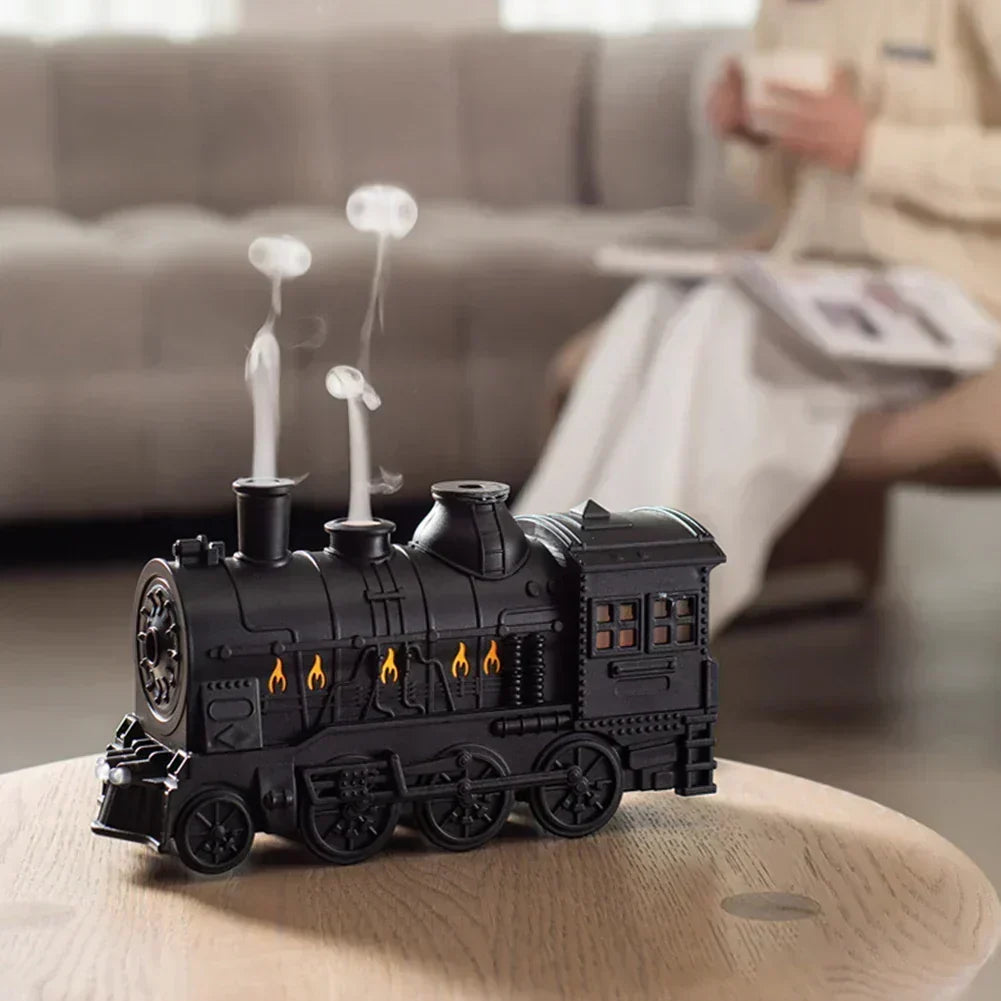 Playful Steam Locomotive Shaped Aromatherapy Diffuser and Humidifier