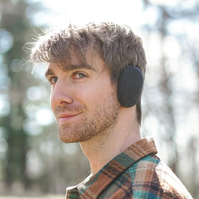 Bandless Wireless Soft Fleece Compact Unisex Ear Warmers