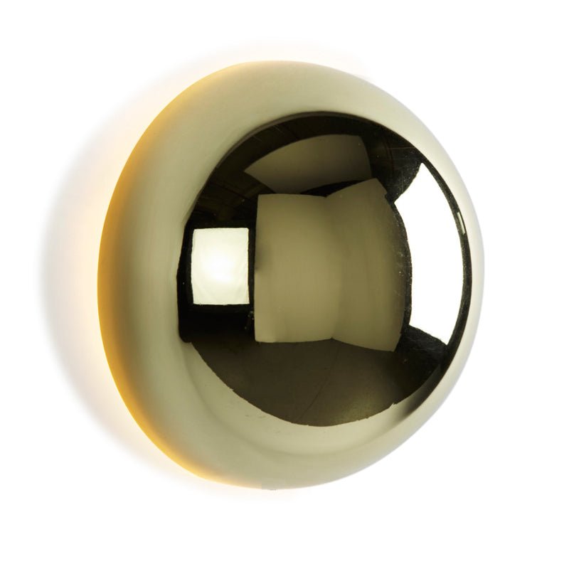 Bauhaus Eclipse Halo Round Metallic Sculptural Wall Light