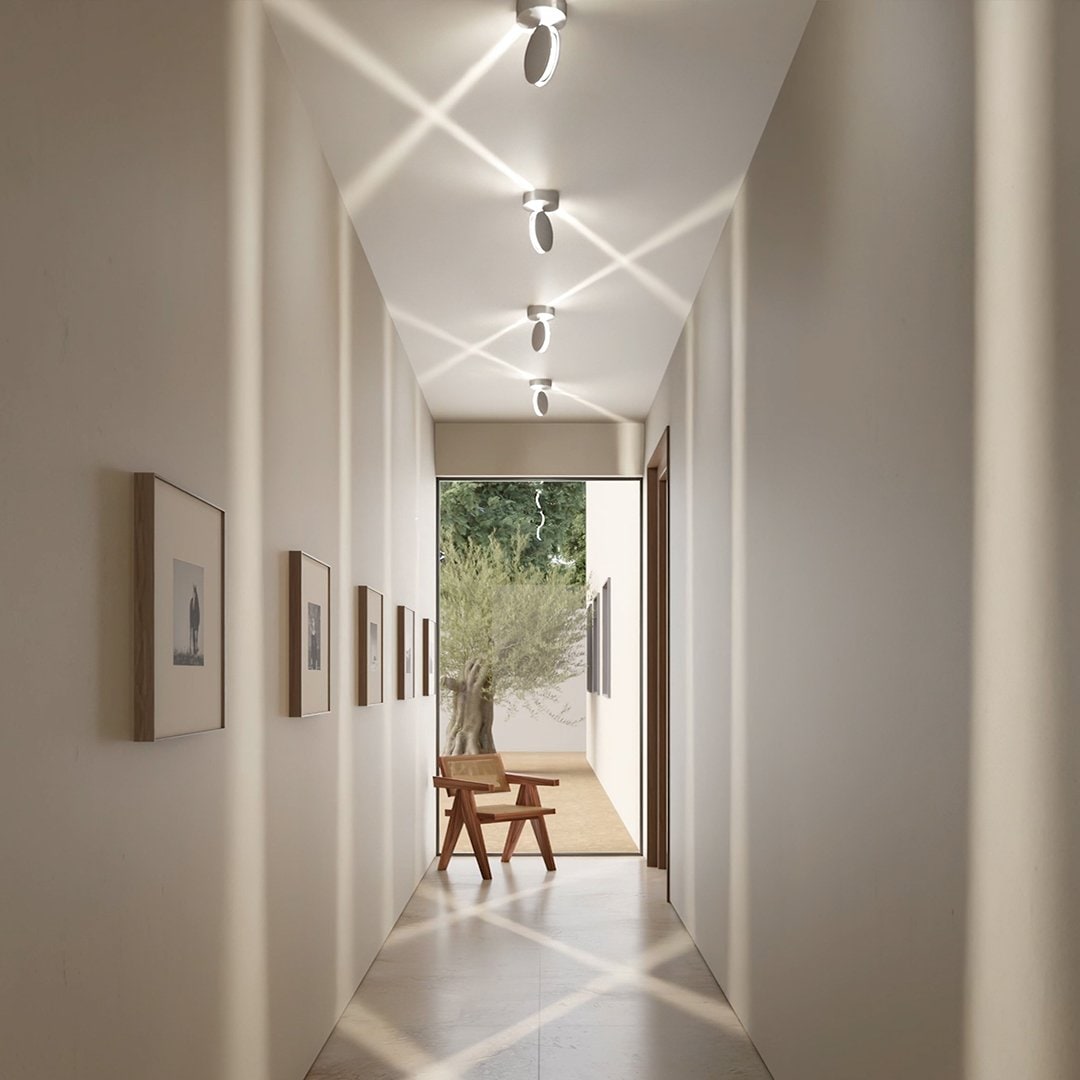 Adjustable Minimalist Matte Finish Ceiling Light Fixture Indoor Spotlight