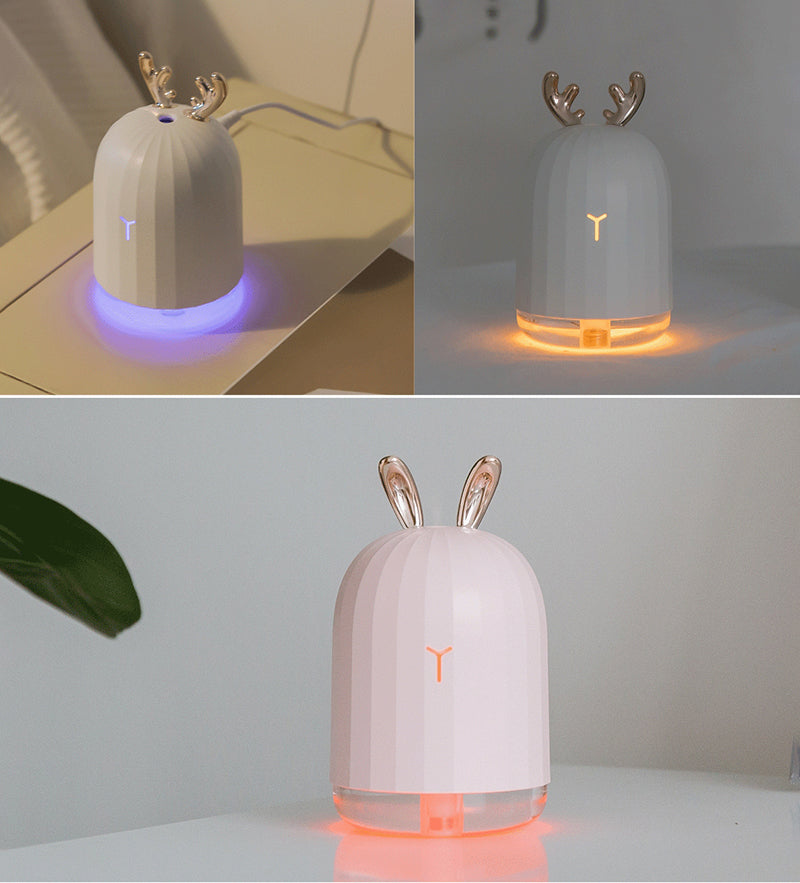 Cute Animal Ear Kids Air Humidifier with Night Light