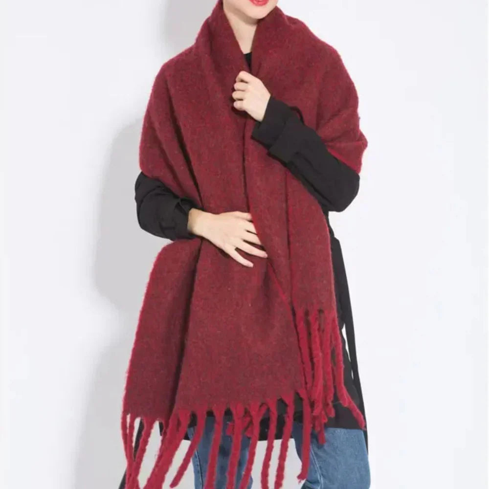 Soft Extra Long Cashmere Winter Scarf For Women