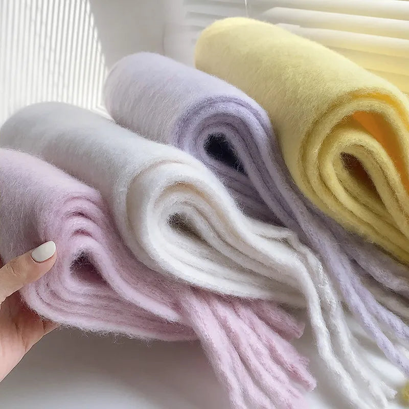 Soft Extra Long Cashmere Winter Scarf For Women