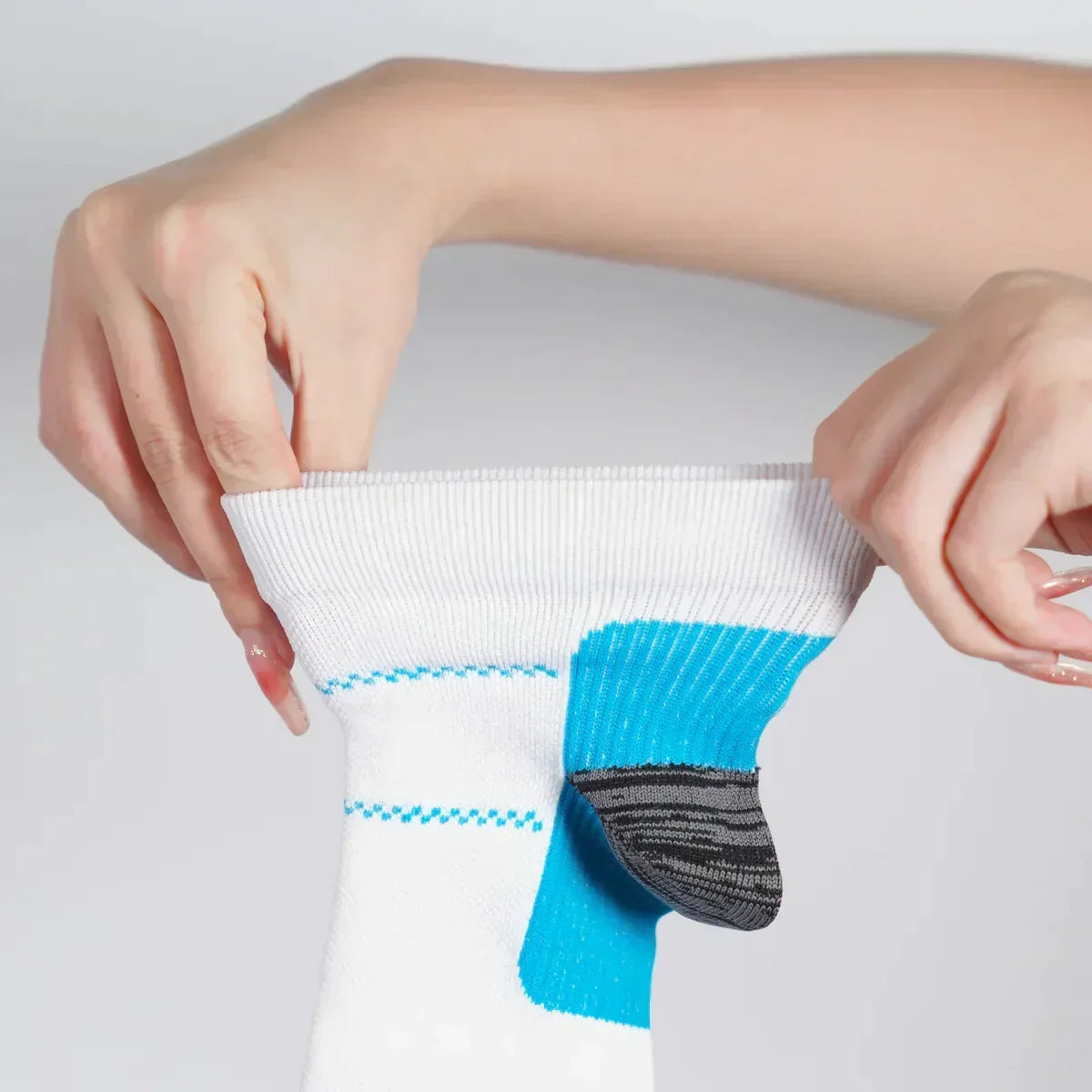 Seamless Orthopaedic Arch Support Compression Socks With Left Right Fit