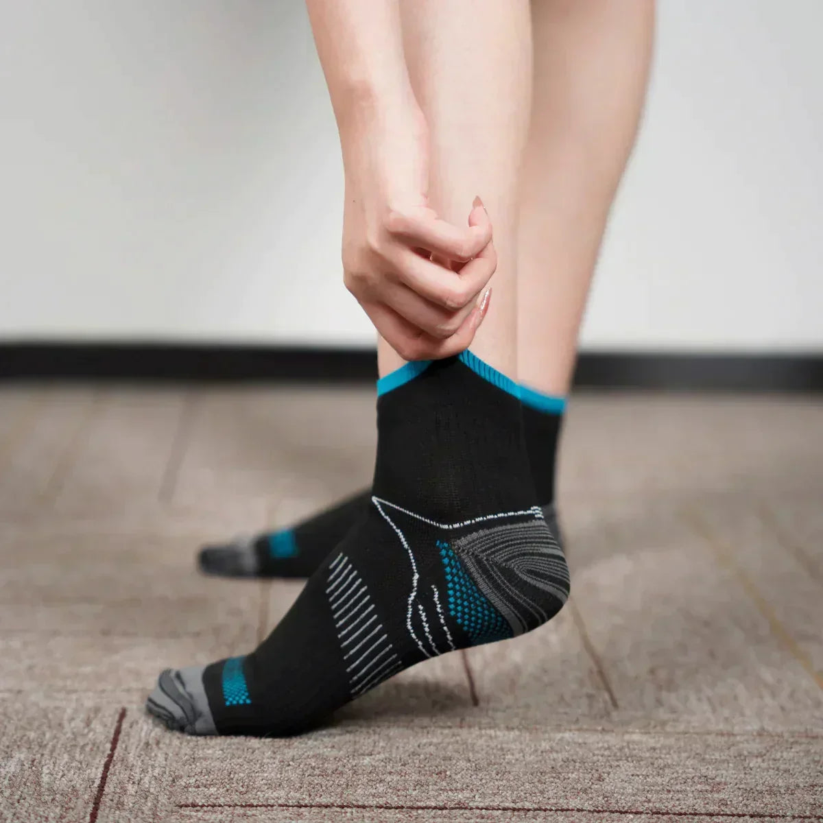 Seamless Orthopaedic Arch Support Compression Socks With Left Right Fit