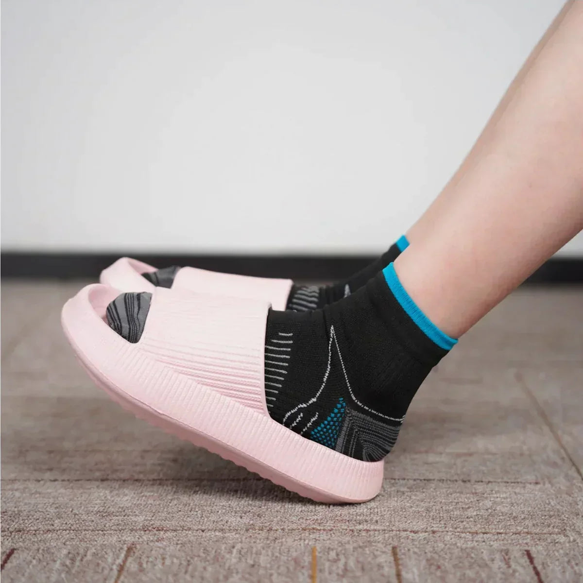 Seamless Orthopaedic Arch Support Compression Socks With Left Right Fit