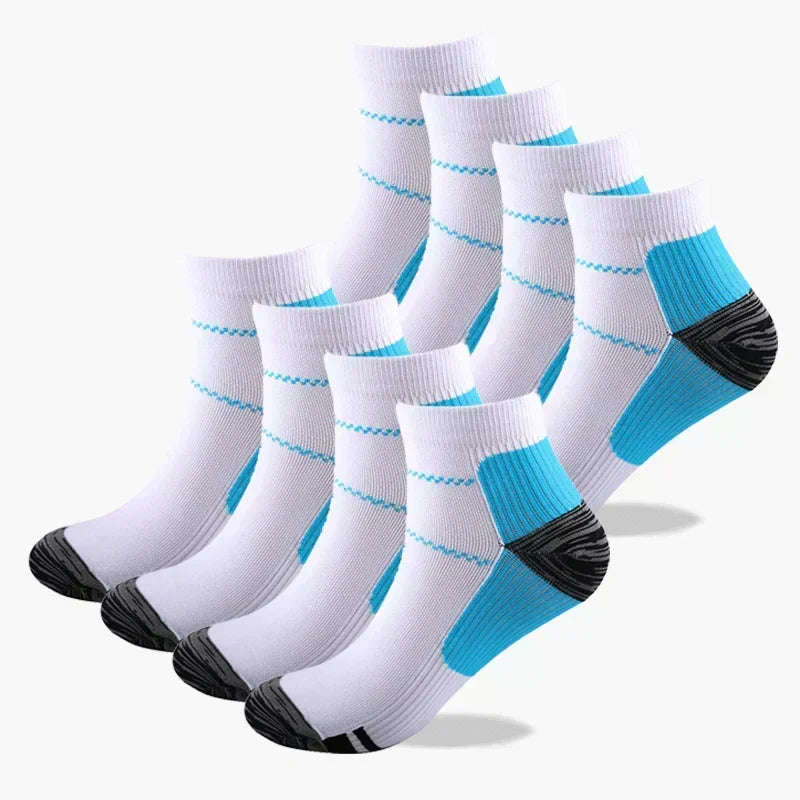 Seamless Orthopaedic Arch Support Compression Socks With Left Right Fit
