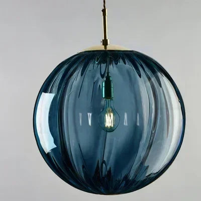Nordic Glass Globe Contemporary Energy Efficient Pendant Light
