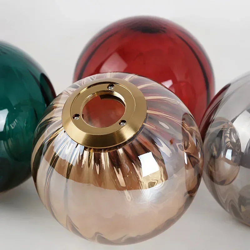 Nordic Glass Globe Contemporary Energy Efficient Pendant Light