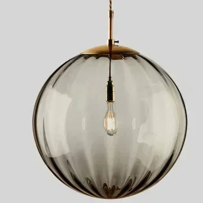 Nordic Glass Globe Contemporary Energy Efficient Pendant Light