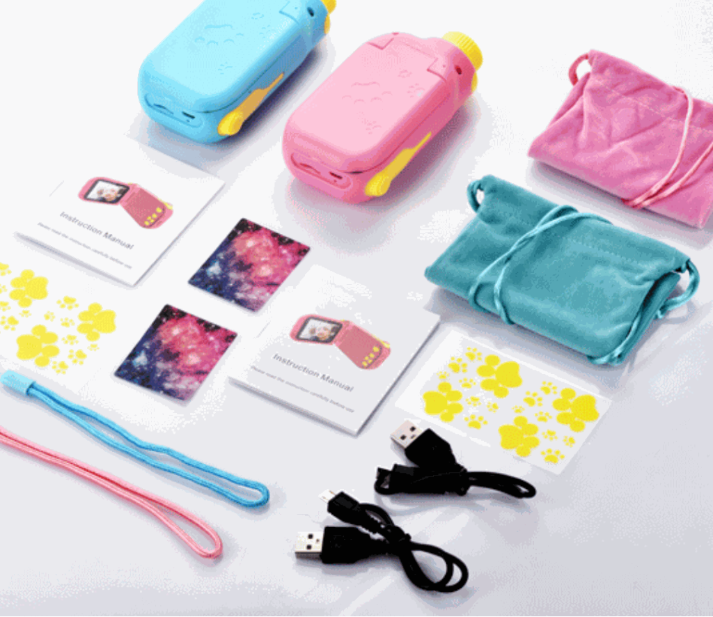 Rechargeable Screen-Free Educational Toy Camera Set With Filters