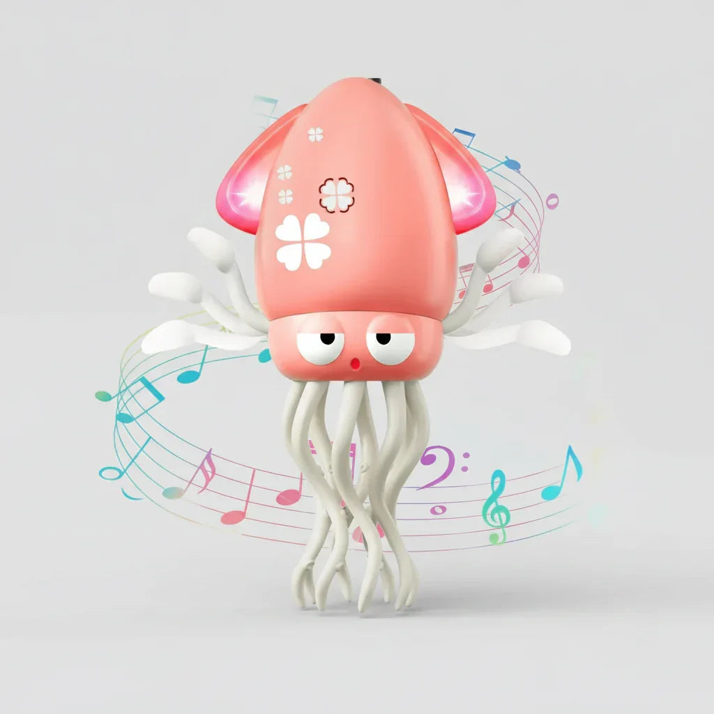 Crawling Musical Dancing Octopus Sensory Playtime Toy