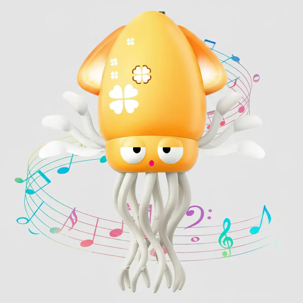 Crawling Musical Dancing Octopus Sensory Playtime Toy