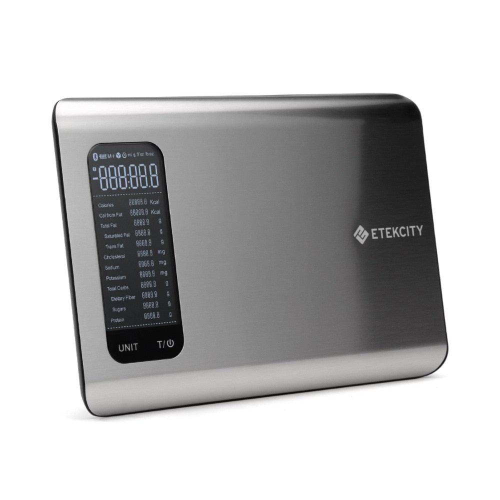 Compact Rectangular Stainless Steel Digital Kitchen Food Scale