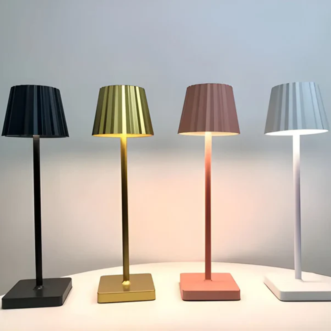 Scandinavian Waterproof Aluminum Rechargeable Dimmable Table Lamp