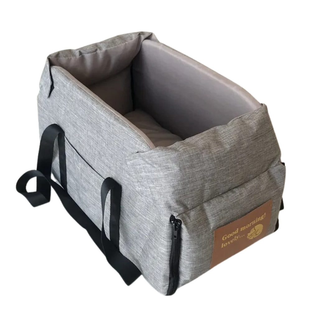 Padded Armrest Waterproof Oxford Fabric Pet Car Carrier Safety Seat