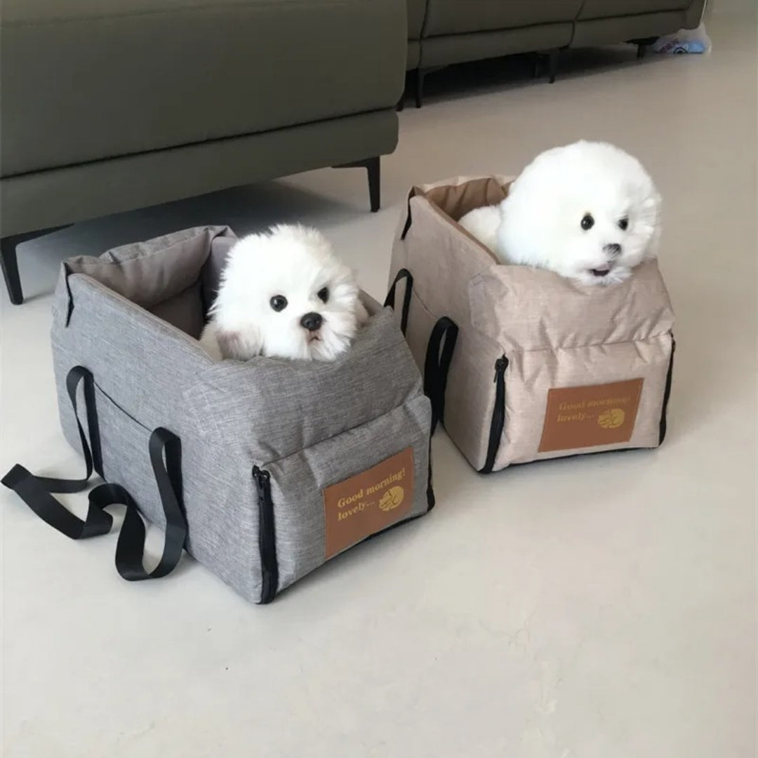Padded Armrest Waterproof Oxford Fabric Pet Car Carrier Safety Seat