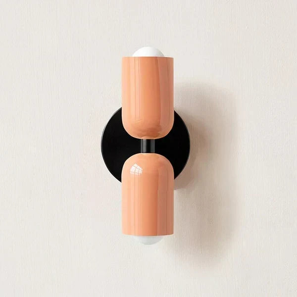 Dual Head Adjustable Resin Metal Wall Light