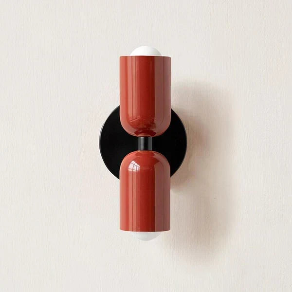 Dual Head Adjustable Resin Metal Wall Light