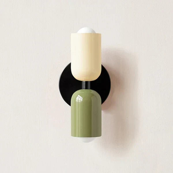 Dual Head Adjustable Resin Metal Wall Light