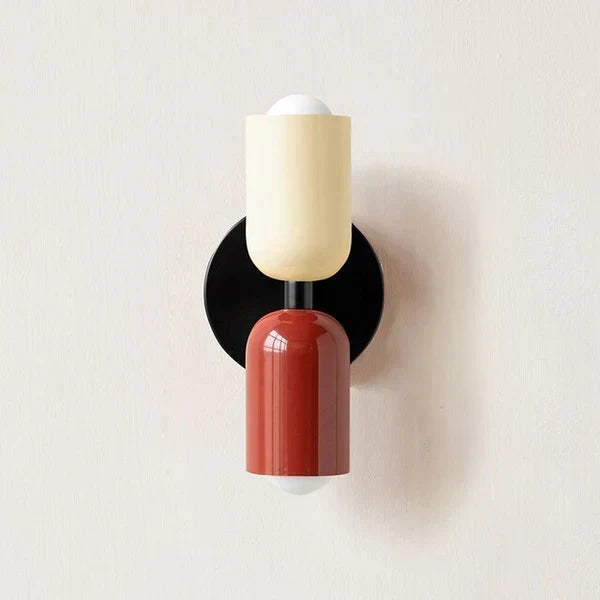 Dual Head Adjustable Resin Metal Wall Light