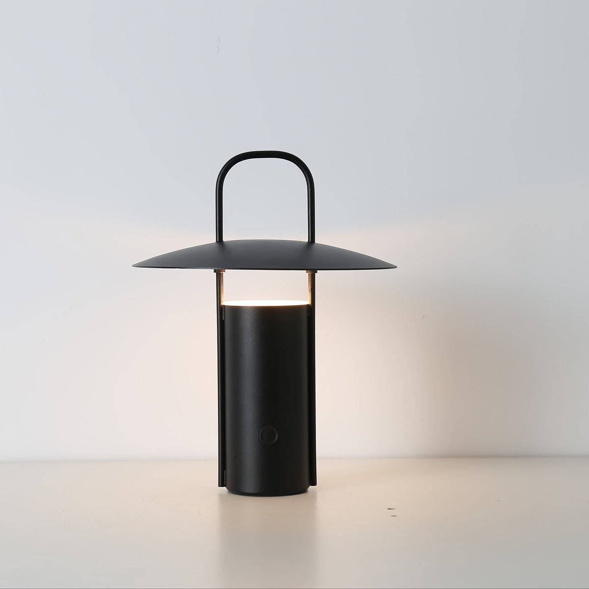Minimalist Dome Metal Rechargeable Touch Control Table Lamp