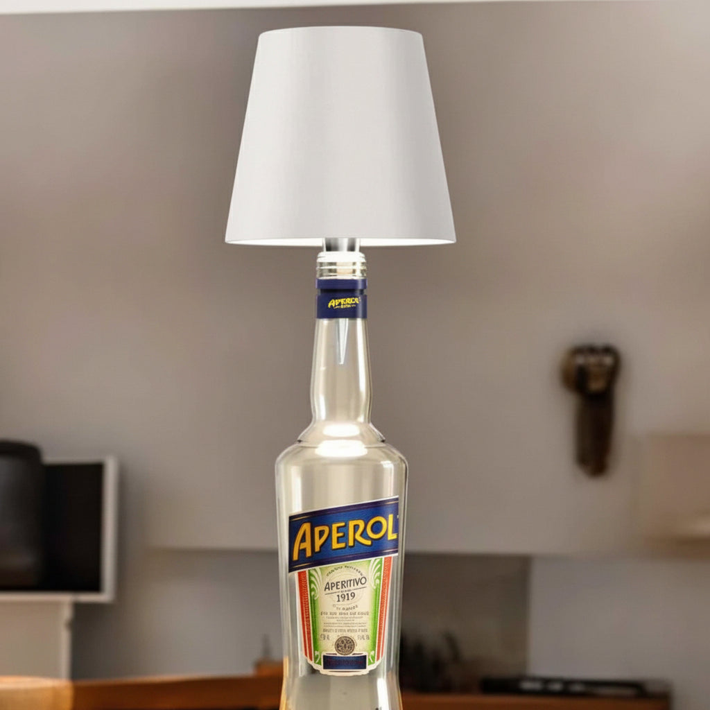 Cordless Bottle Topper Rechargeable Adjustable Ambiance Table Lamp