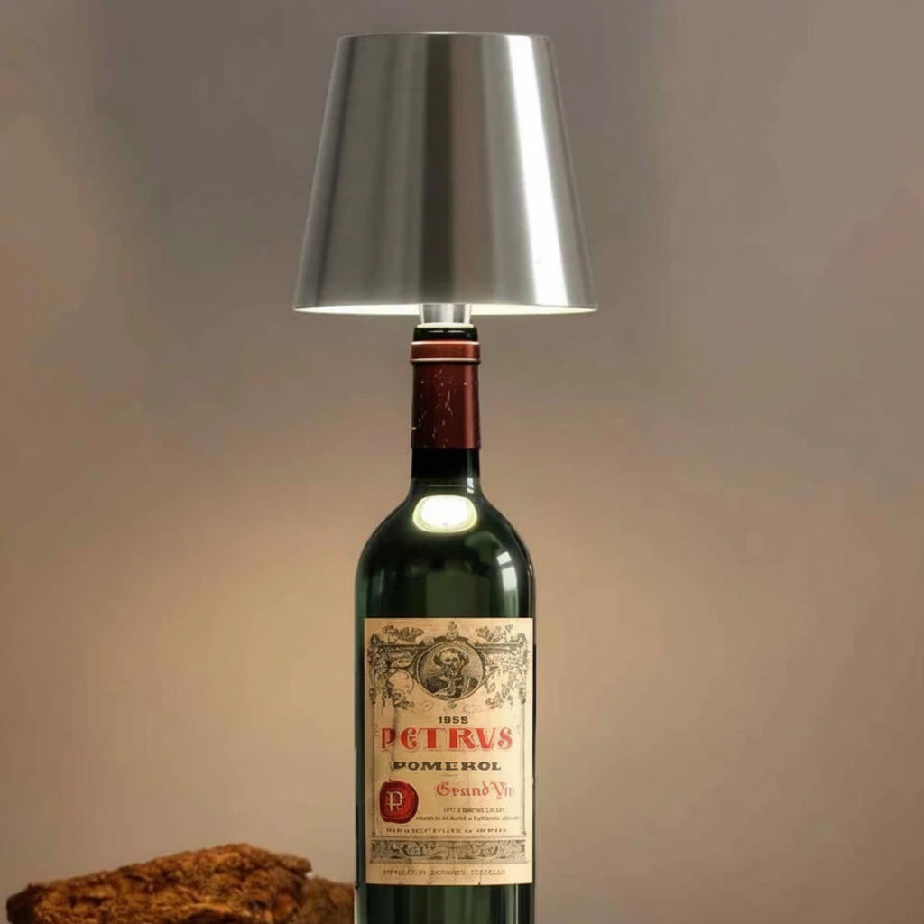 Cordless Bottle Topper Rechargeable Adjustable Ambiance Table Lamp