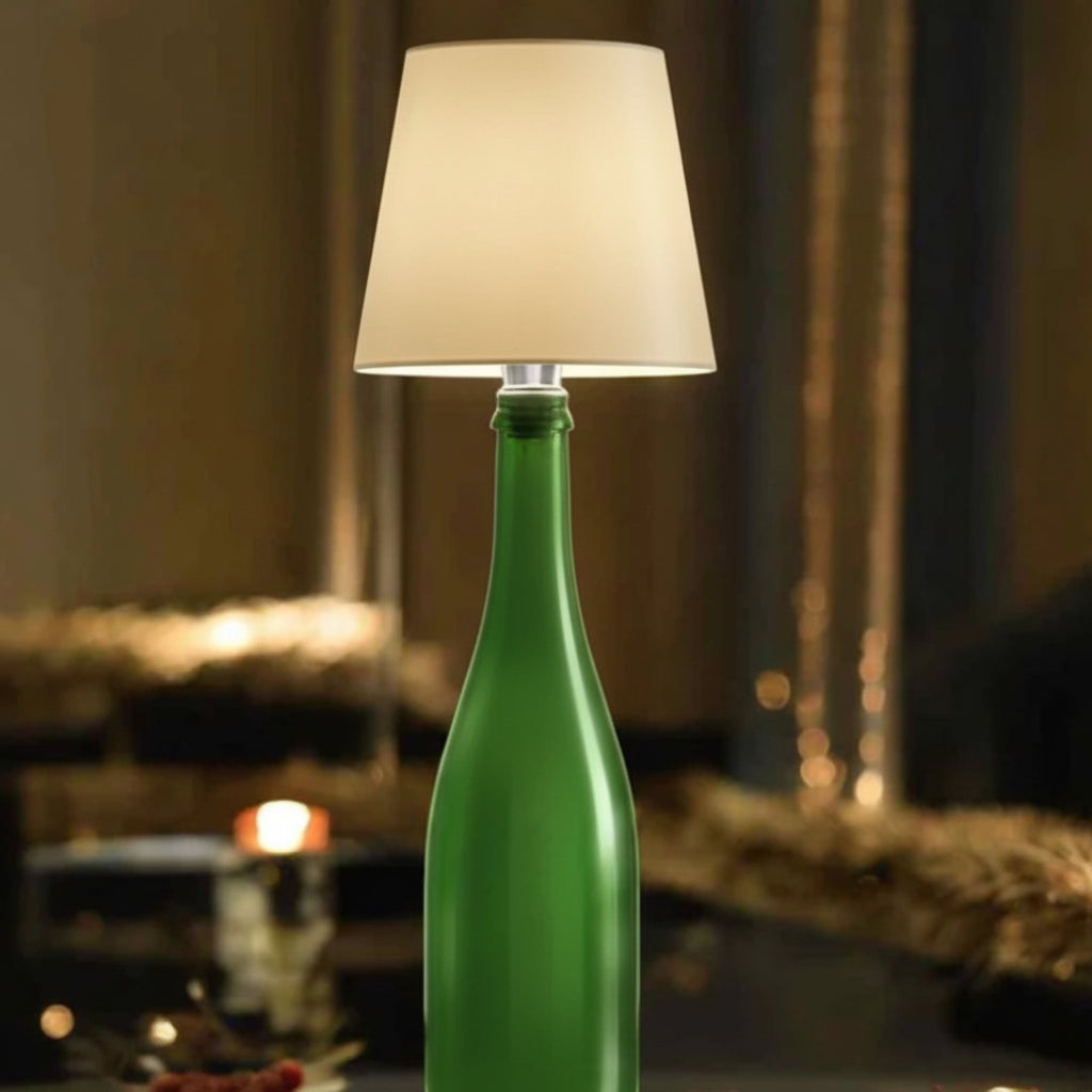 Cordless Bottle Topper Rechargeable Adjustable Ambiance Table Lamp