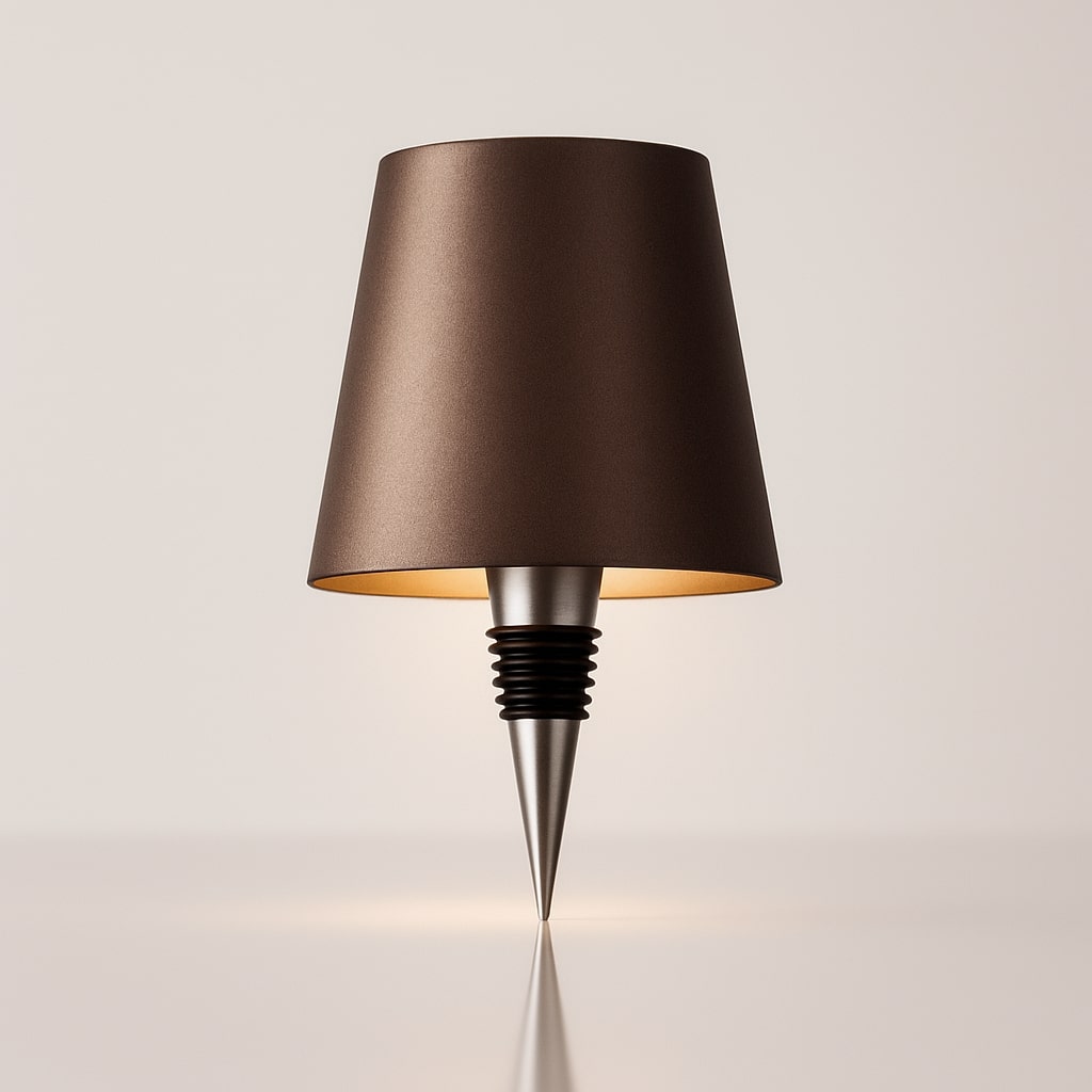 Cordless Bottle Topper Rechargeable Adjustable Ambiance Table Lamp
