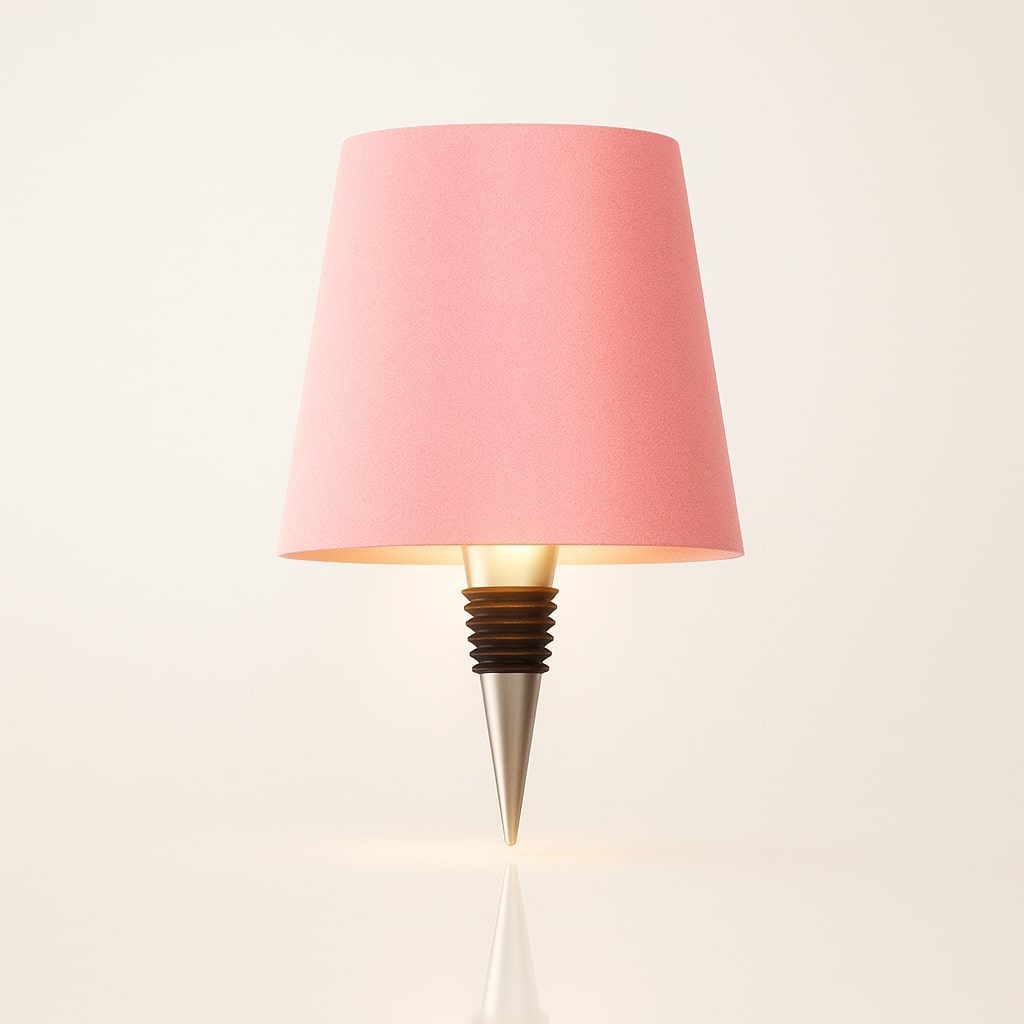 Cordless Bottle Topper Rechargeable Adjustable Ambiance Table Lamp