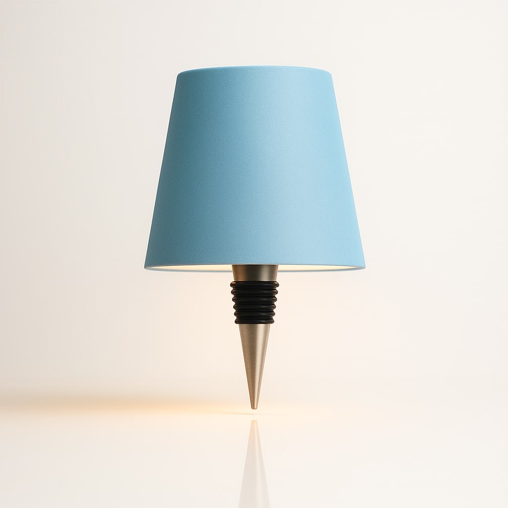 Cordless Bottle Topper Rechargeable Adjustable Ambiance Table Lamp