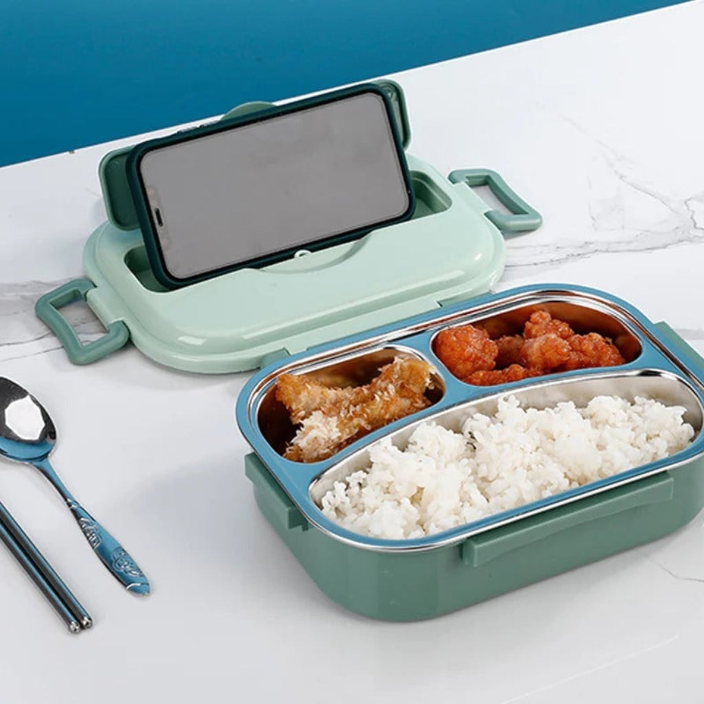 Compartmented Insulated Bento Lunch Box Food Storage Container