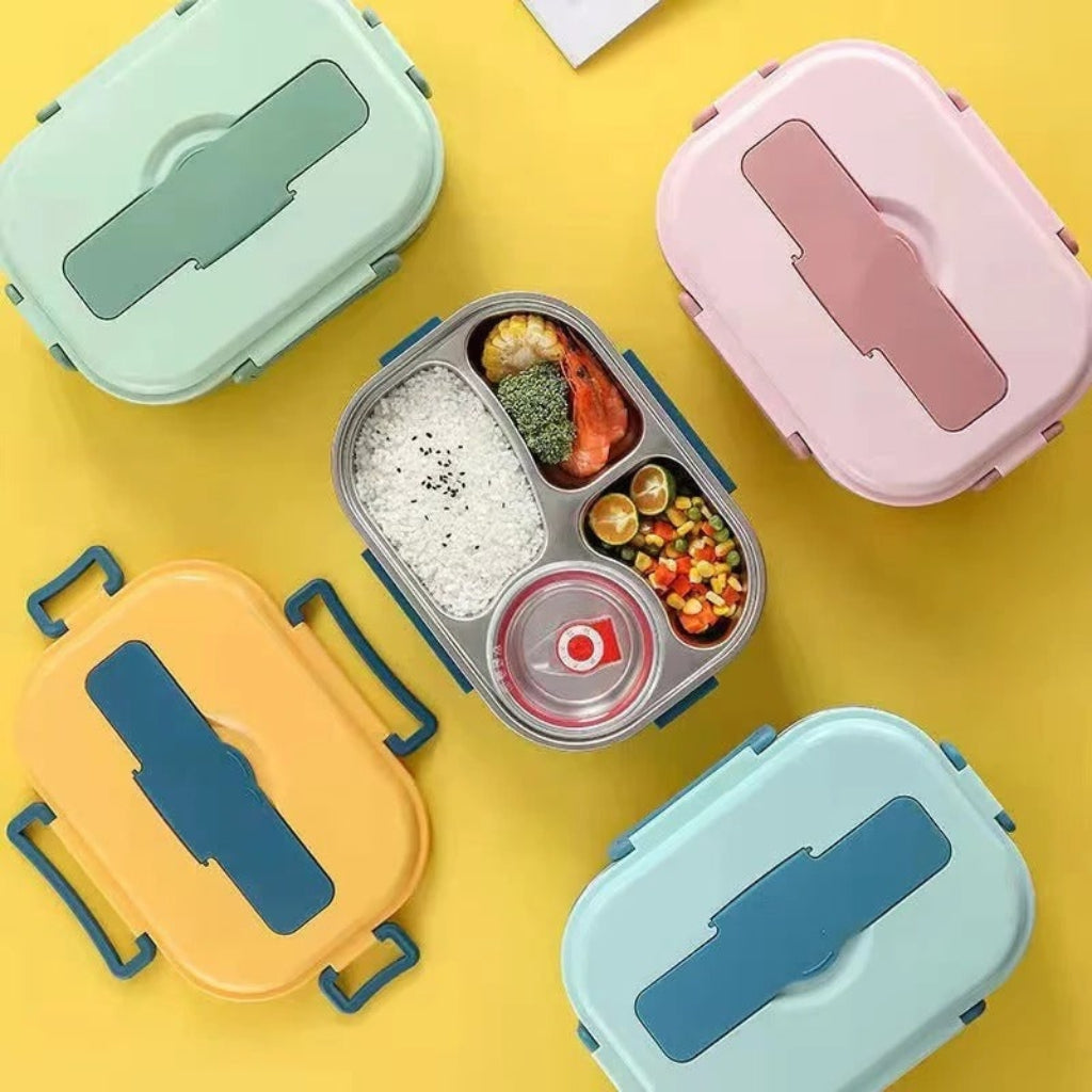 Compartmented Insulated Bento Lunch Box Food Storage Container