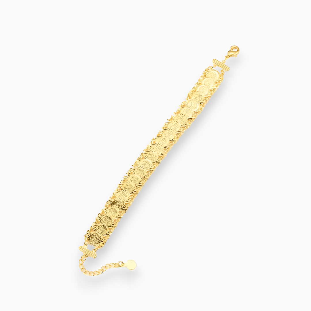 Gold Plated Waterfall Chain Lightweight Women's Bracelet