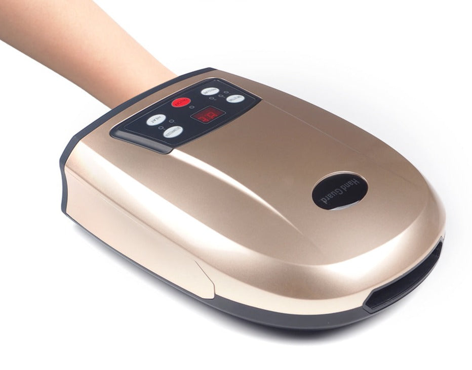 Cordless Air Compression Heat Therapy Hand Massager Device
