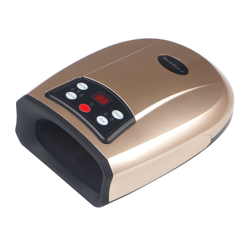 Cordless Air Compression Heat Therapy Hand Massager Device