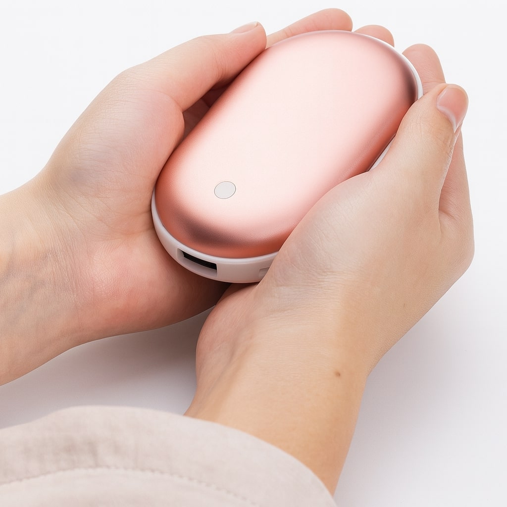 Compact Rechargeable Dual Function Electric Hand Warmer Power Bank Charger