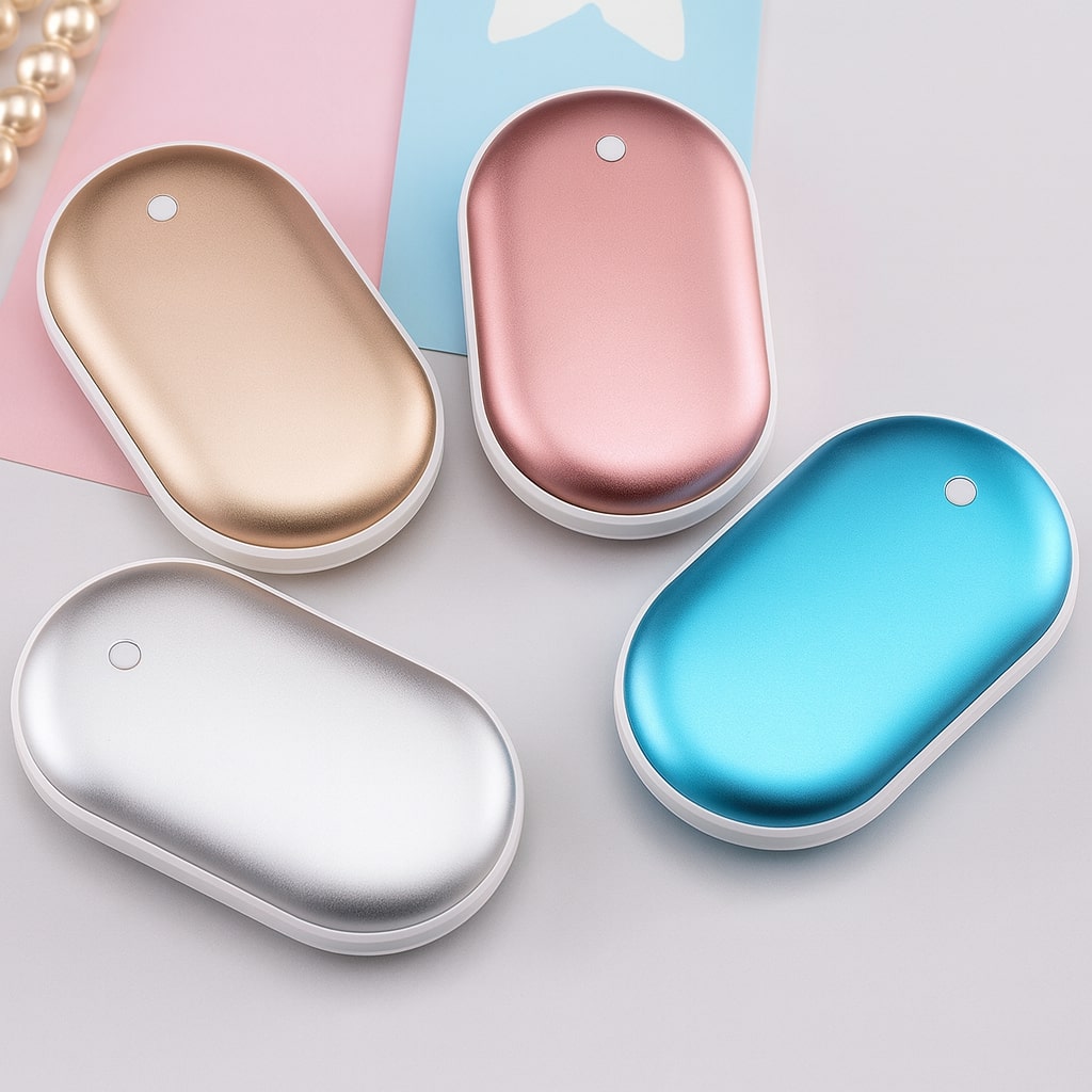 Compact Rechargeable Dual Function Electric Hand Warmer Power Bank Charger