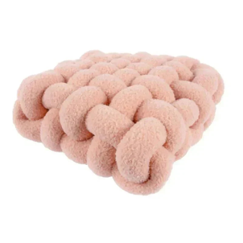 Nordic Knot Shaped Soft Plush Throw Pillow