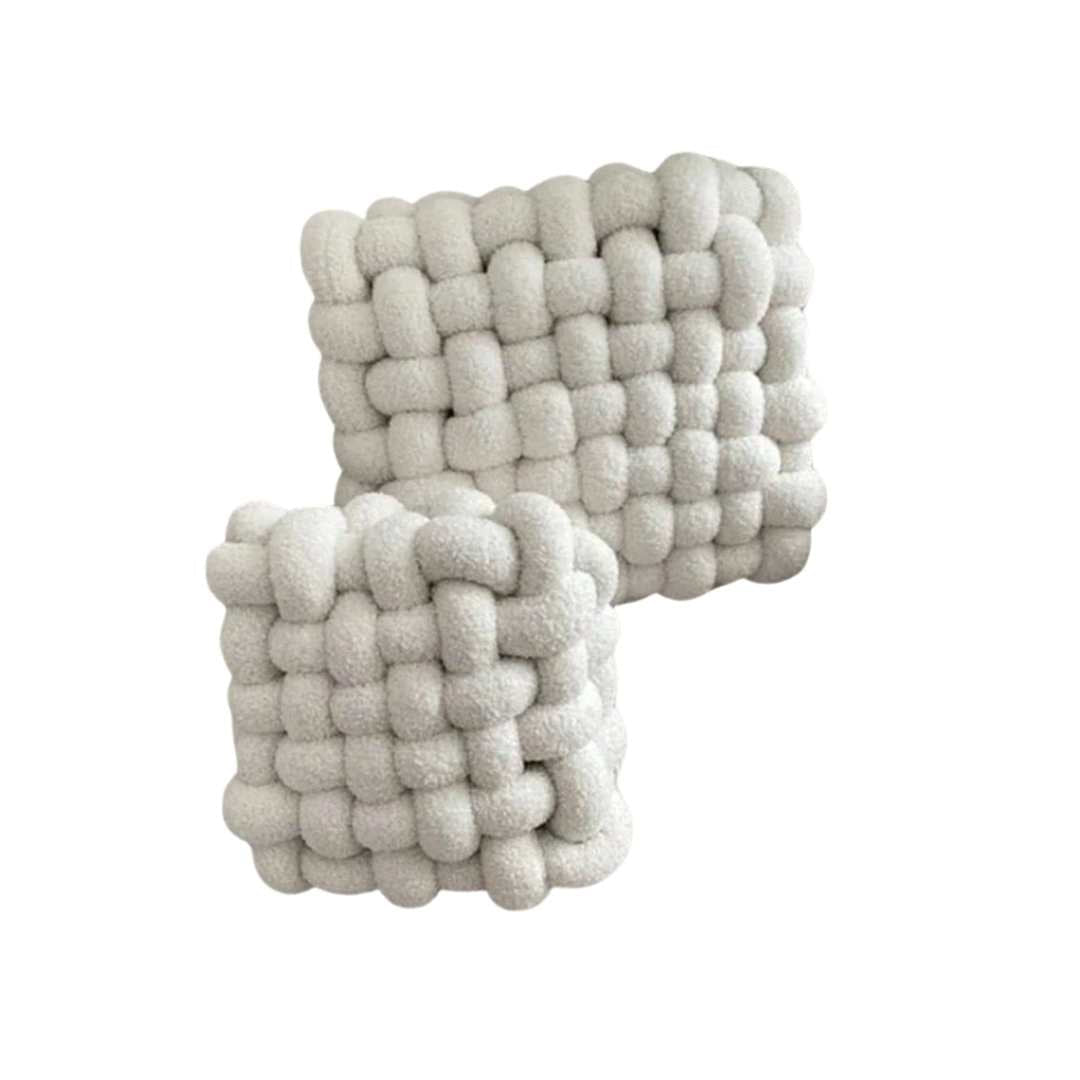 Nordic Knot Shaped Soft Plush Throw Pillow